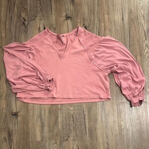 Free People Elegant Pink Women's Top
